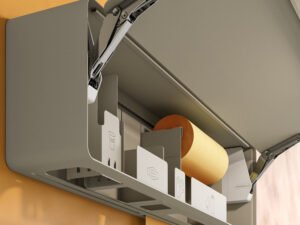 Mobile dispensa consumabili odontoiatrici grigia